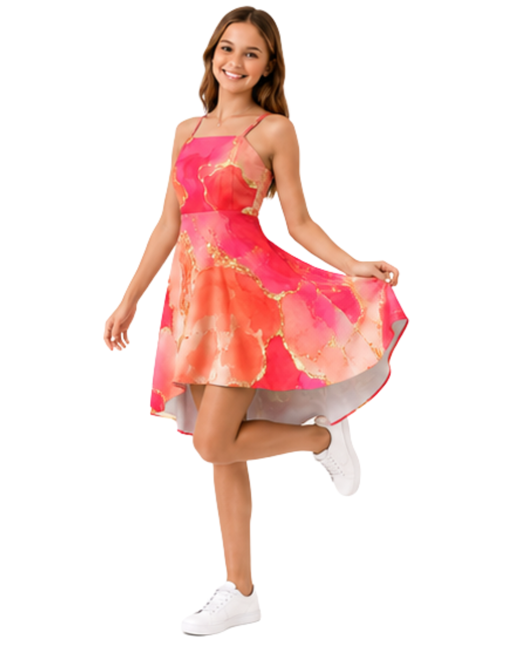 Poppy High Low Graduation Dress for Tween Girls | Sutton Sisters Australia