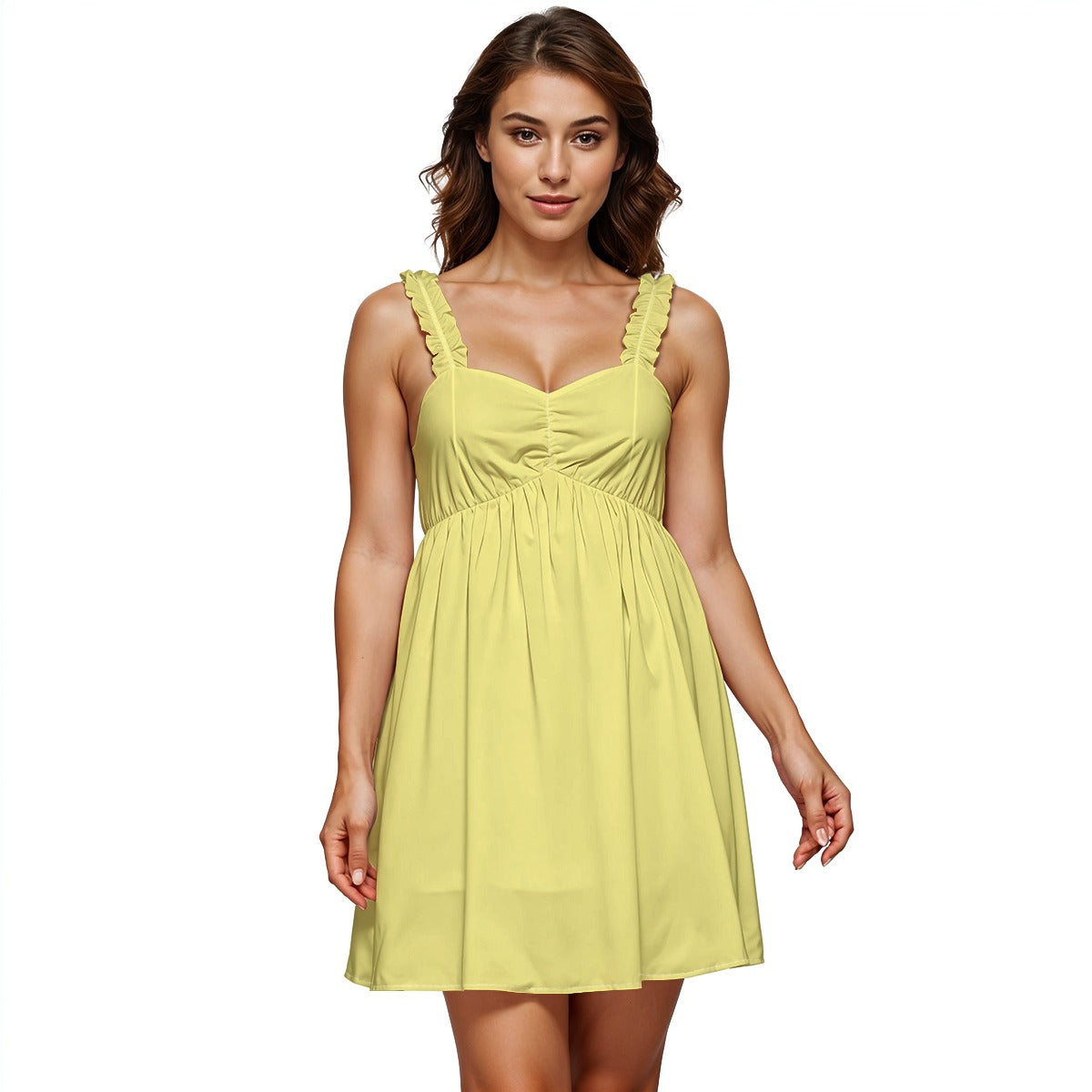Daisy Chiffon Ruffle Strap Dress