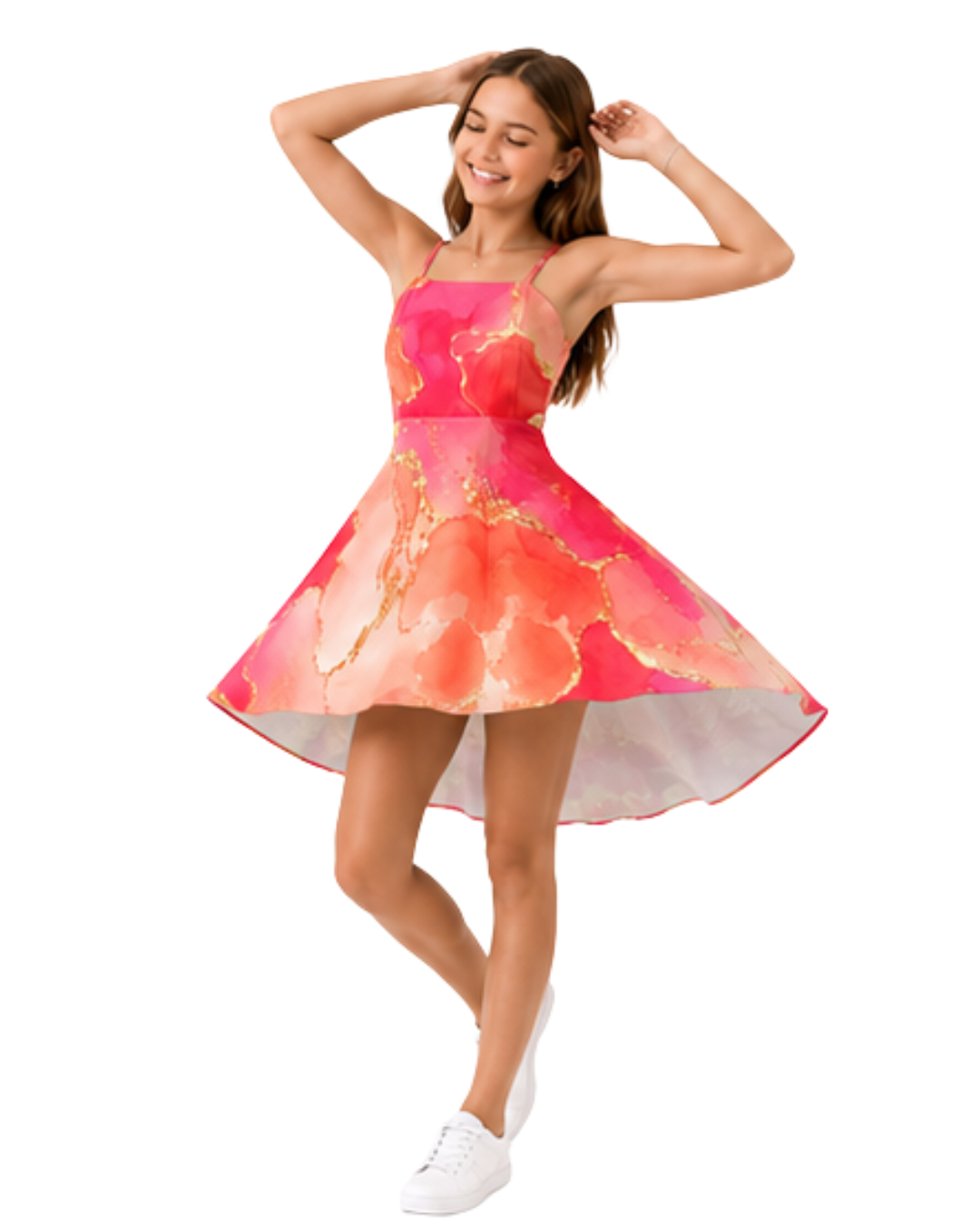 Poppy High Low Graduation Dress for Tween Girls | Sutton Sisters Australia