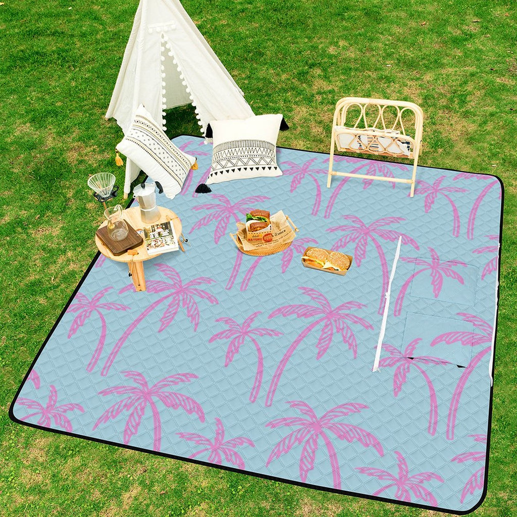 Pastel Palm Massive 2M x 2M Zip Up Picnic