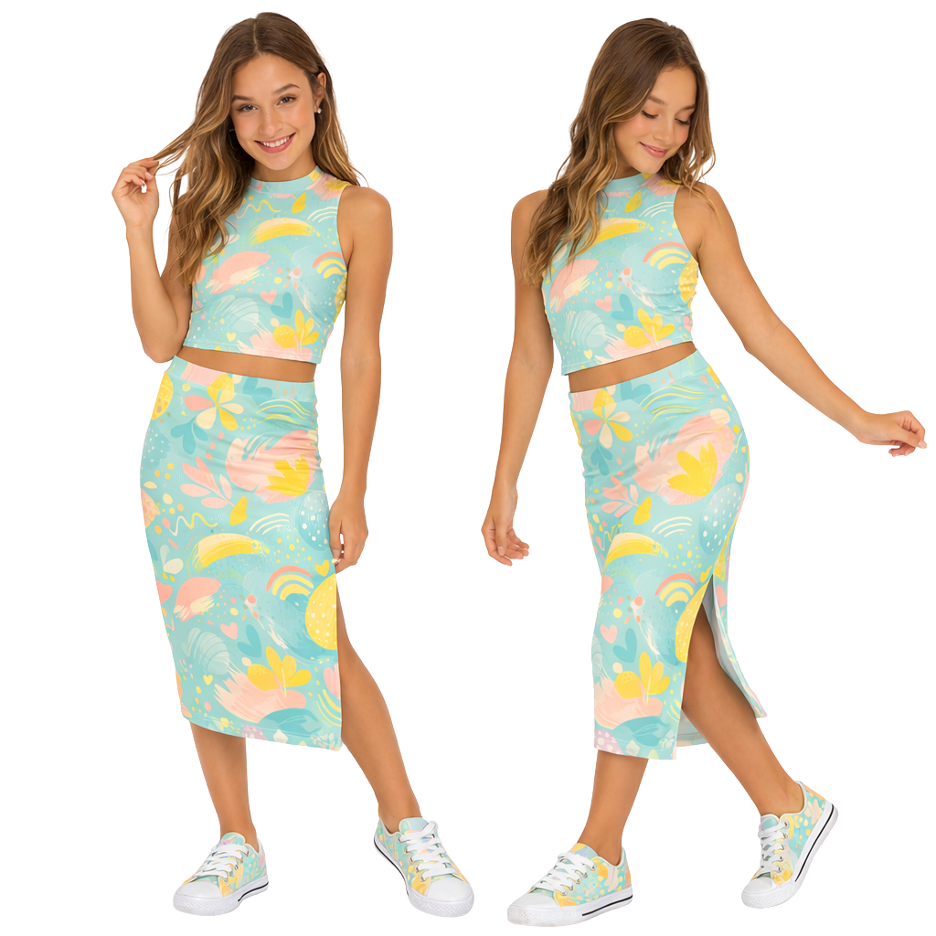 April Tween Top & Skirt Set - Sutton Sisters Australia