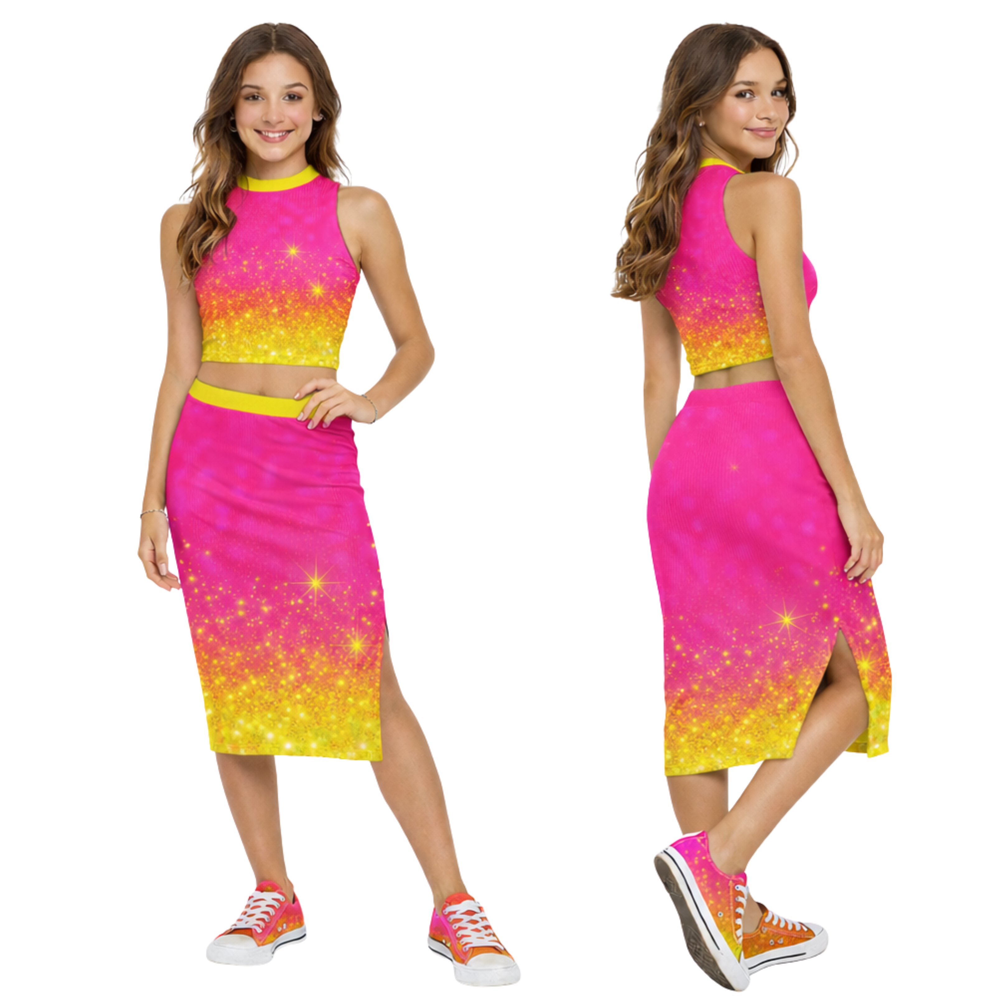 Ashley Top & Skirt Set