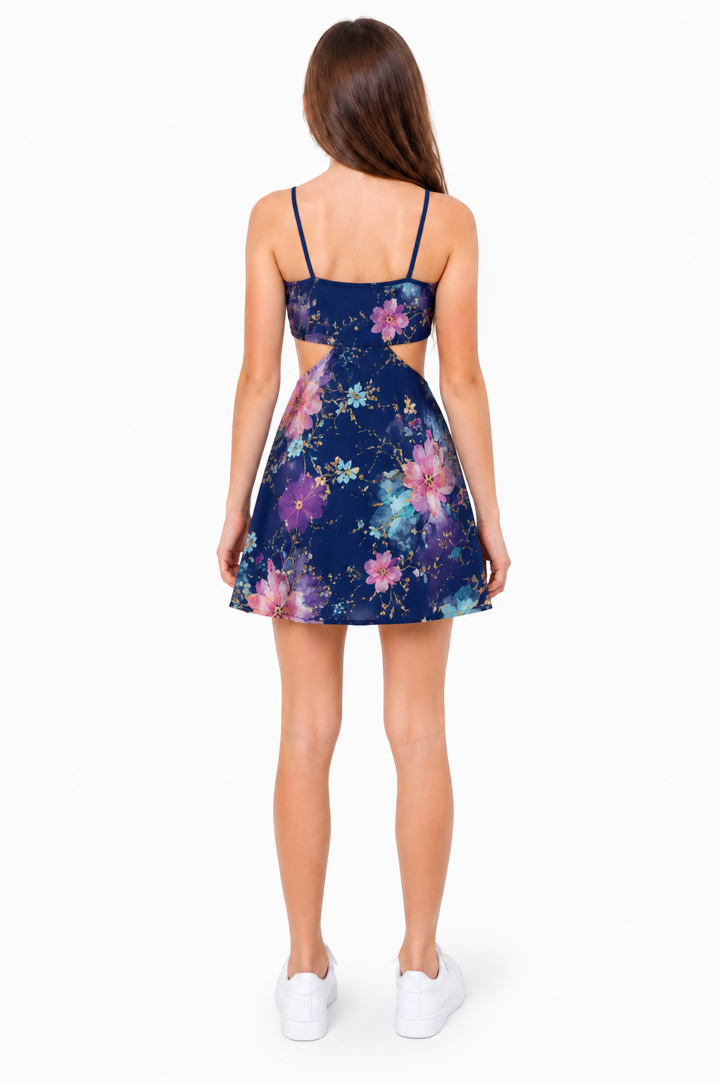 Belle Navy Floral Two Piece Party Effect Dress for Tween Girls | Sutton Sisters Australia
