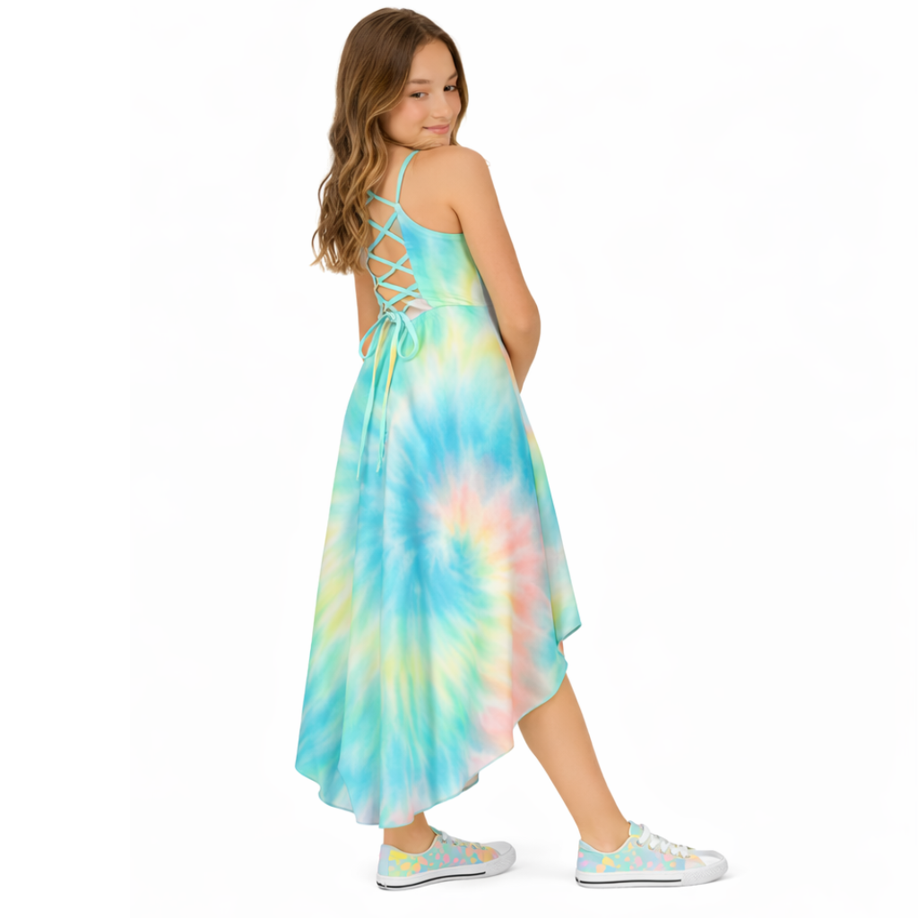 Coral High Low Tween Graduation Dress | Sutton Sisters Australia