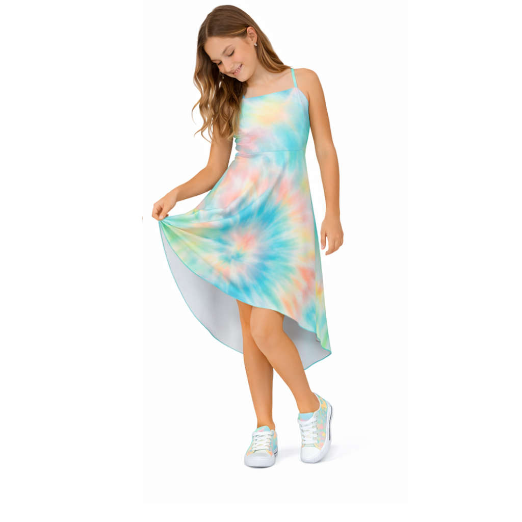 Coral High Low Tween Graduation Dress | Sutton Sisters Australia