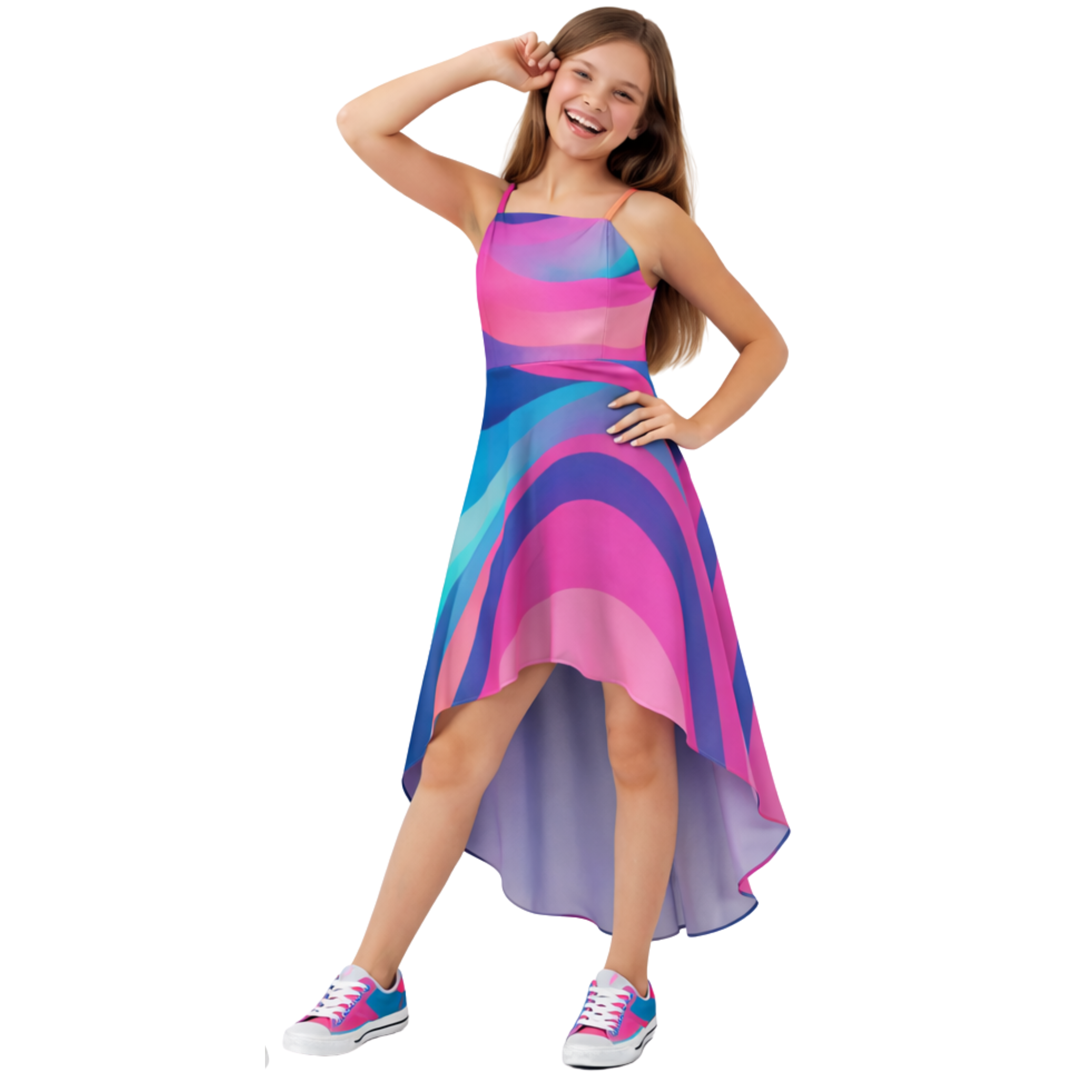Emily High Low Tween Graduation Dress | Sutton Sisters Australia