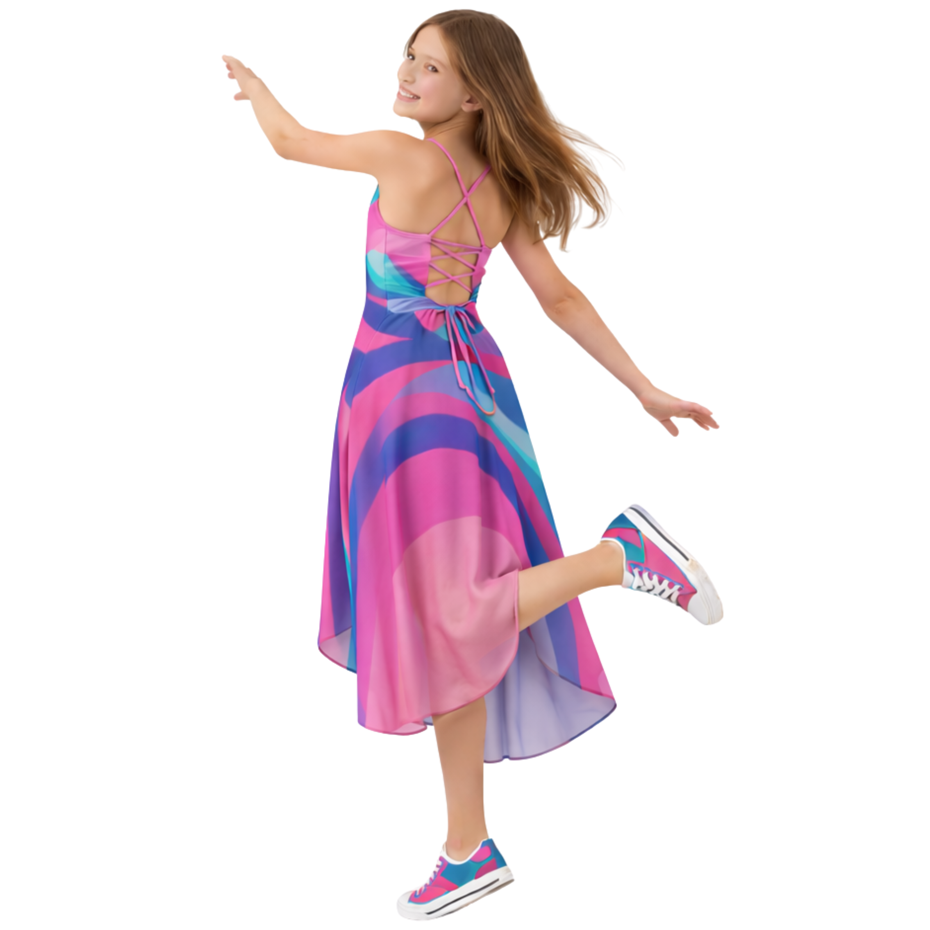Emily High Low Tween Graduation Dress | Sutton Sisters Australia