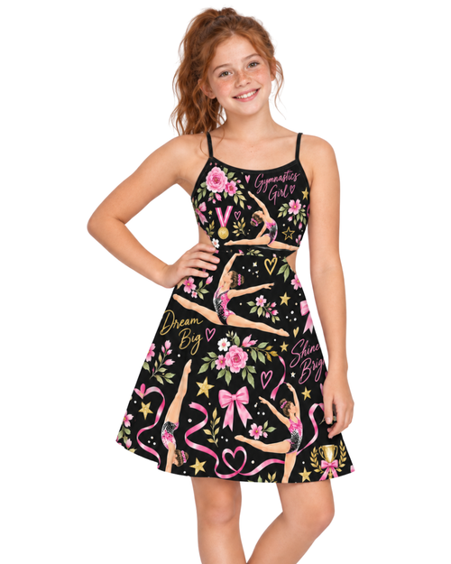 Eve Gymnastics Two-Piece Effect Party Dress for Tween Girls | Sutton Sisters Australia