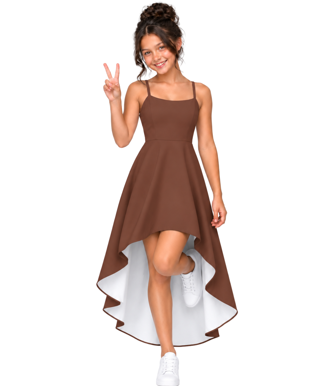 Hazel High Low Graduation Dress for Tween Girls | Sutton Sisters Australia