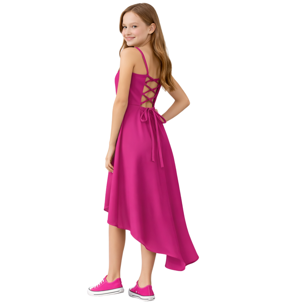 Maggie High Low Tween Graduation Dress | Sutton Sisters Australia