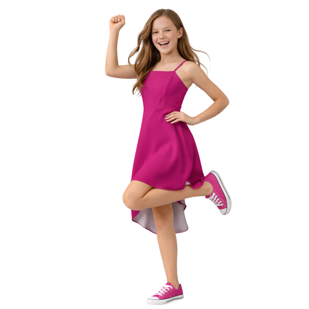 Maggie High Low Tween Graduation Dress | Sutton Sisters Australia