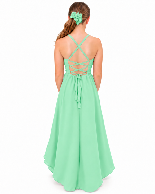 Darcy Mint High Low Dress for Tween Girls | Sutton Sisters Australia