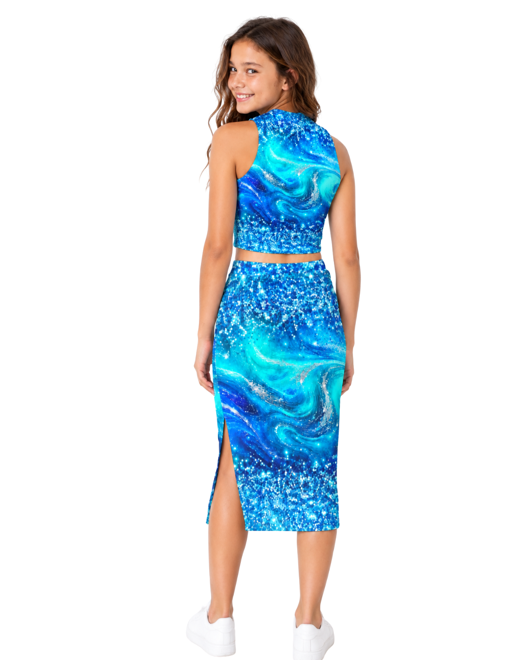 Oceana Top & Skirt Set 💙🌊for Tween Girls | Sutton Sisters Australia