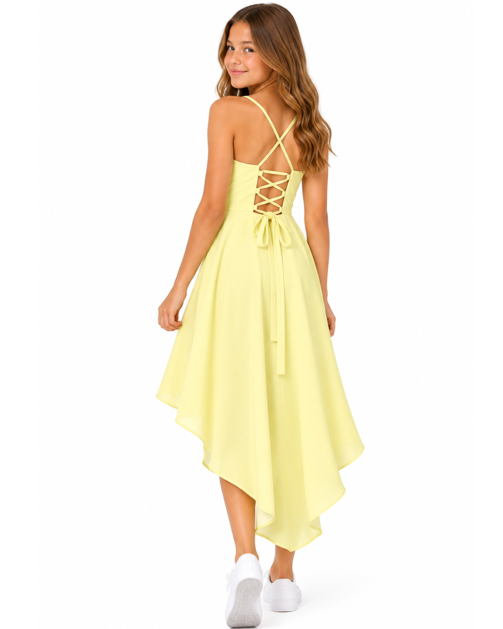 Phoebe High Low Graduation Dress for Tween Girls | Sutton Sisters Australia