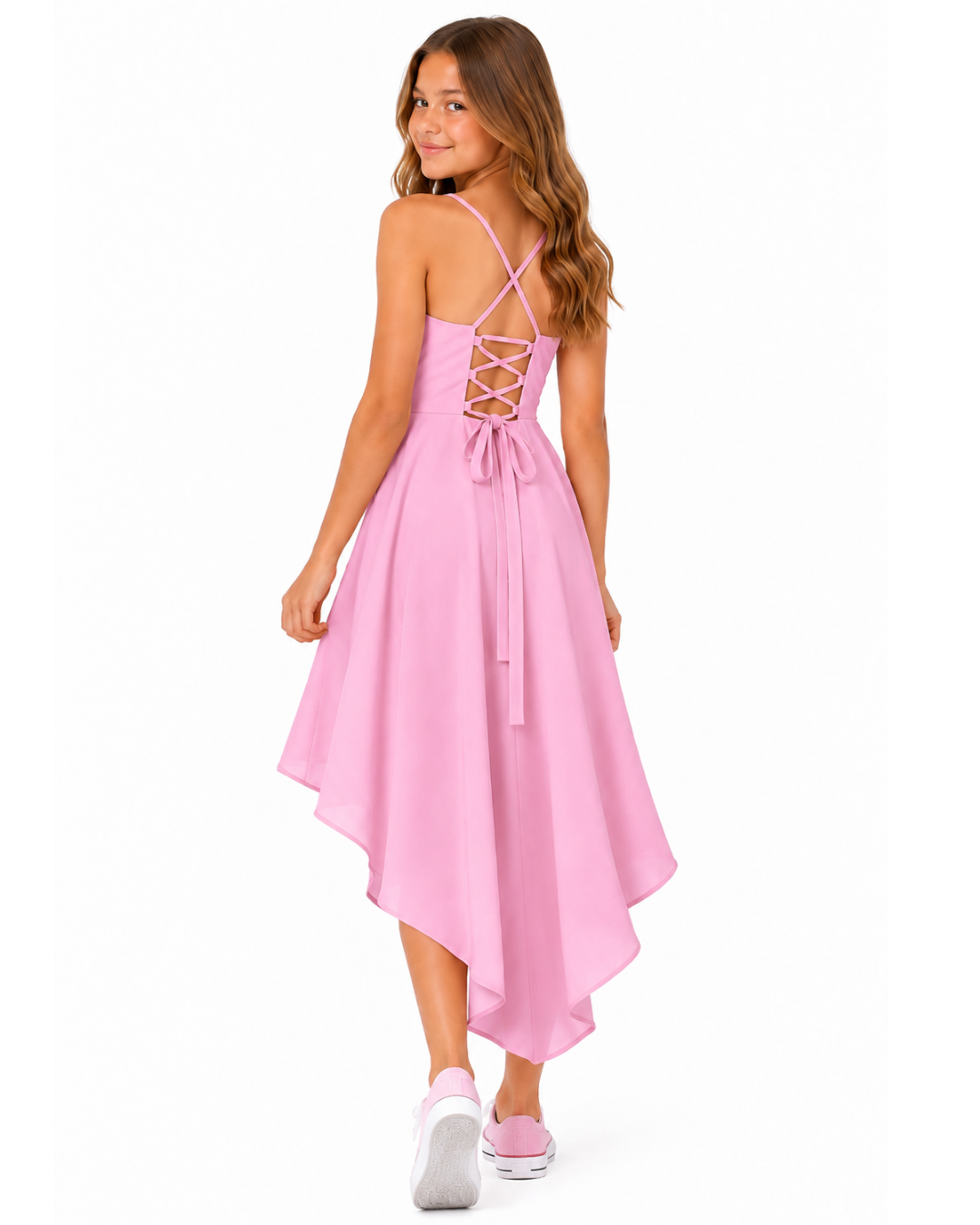 Sara High Low Graduation Dress for Tween Girls | Sutton Sisters Australia