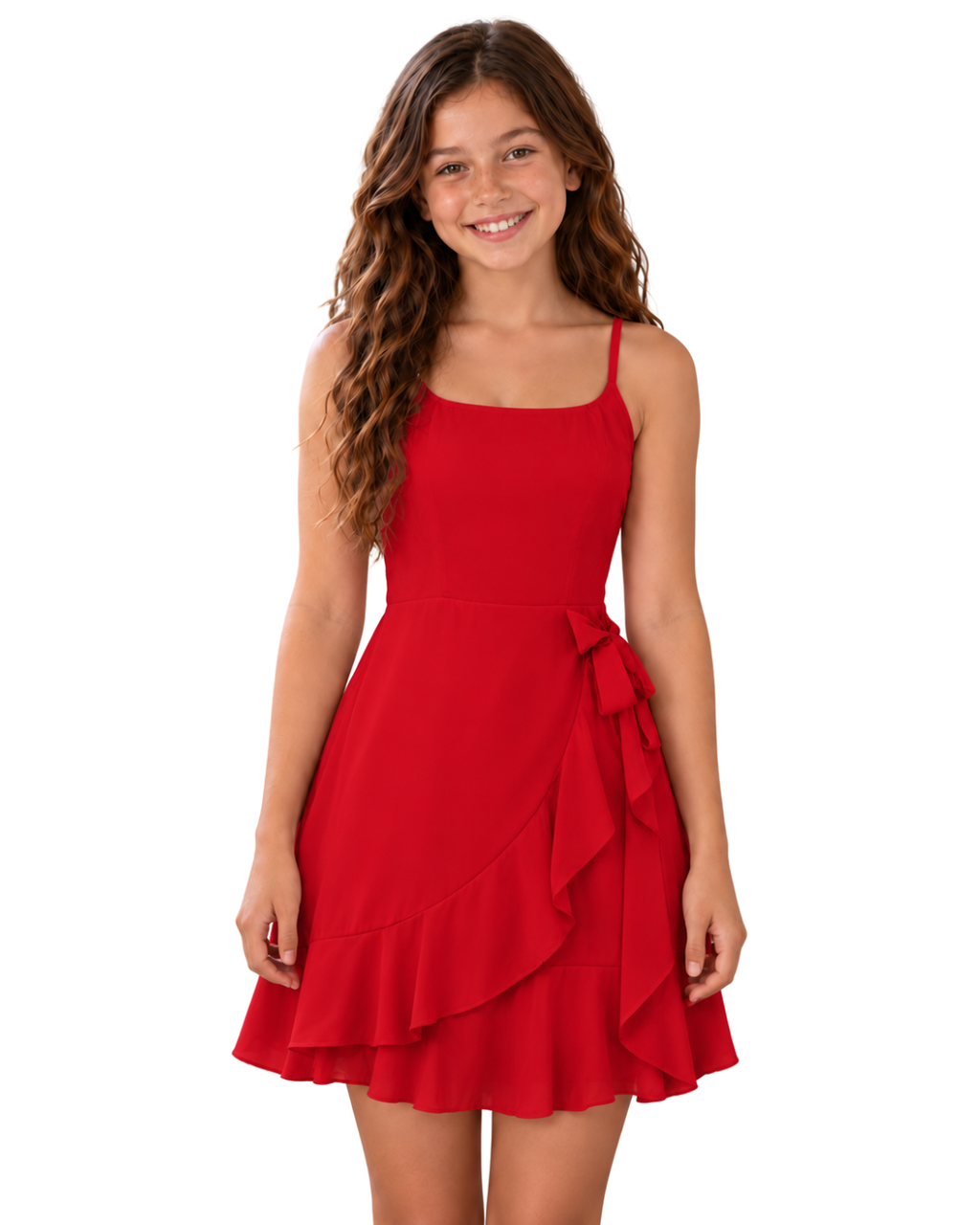 Scarlett Ruffle Hem Party Dress for Tween Girls | Sutton Sisters Australia