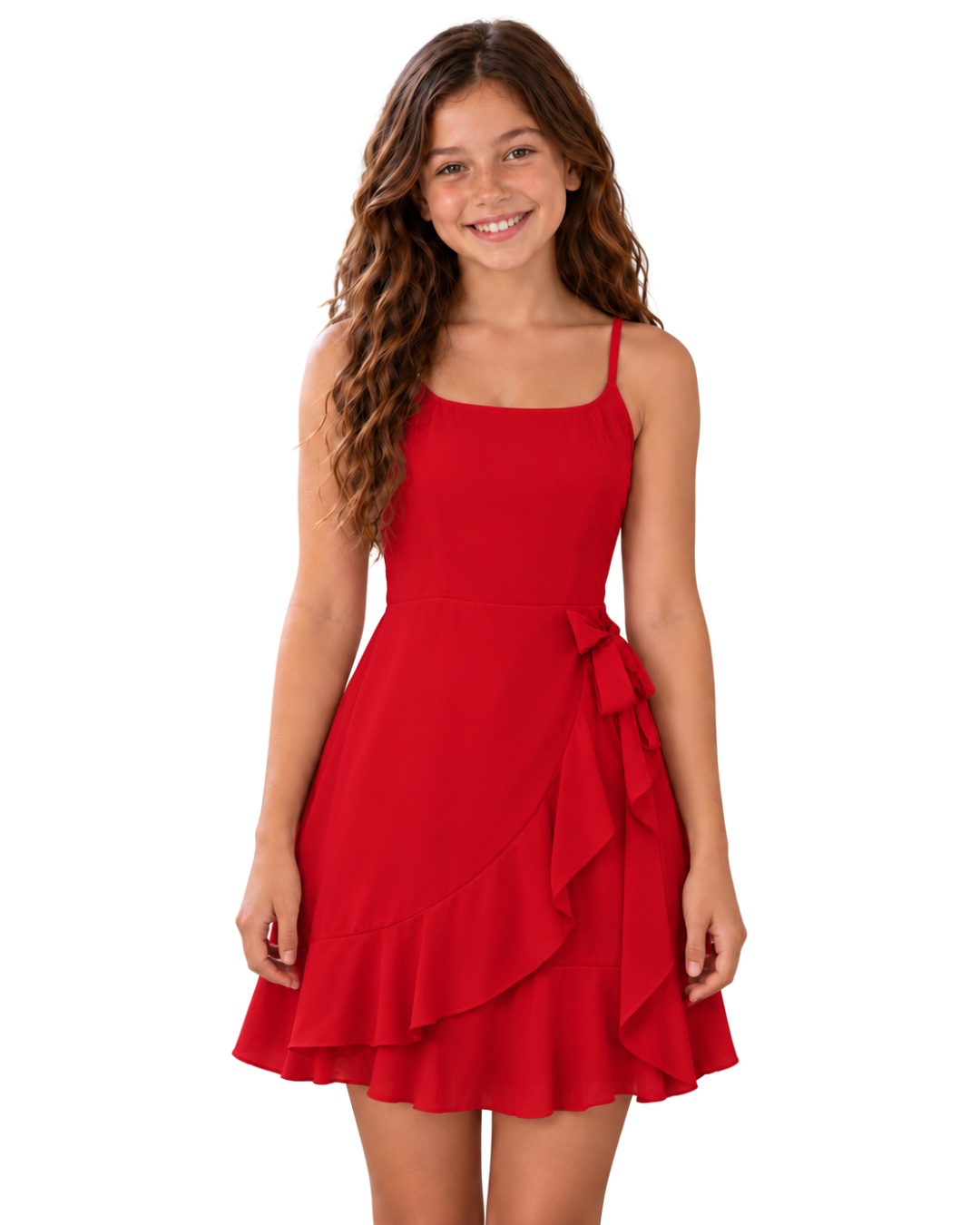 Scarlett Ruffle Hem Party Dress for Tween Girls | Sutton Sisters Australia