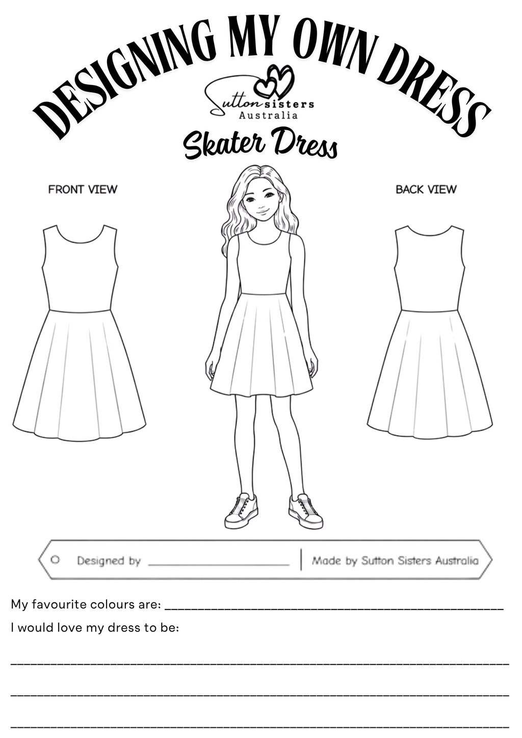 Design Your Own Skater Dress | Sutton Sisters Australia