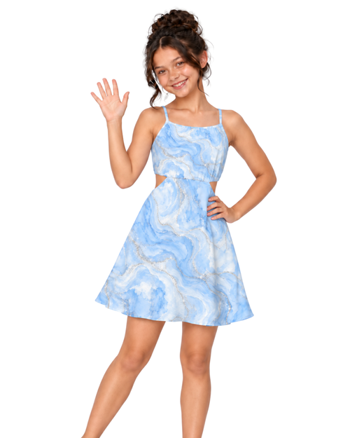 Skyla Two Piece Effect Party Dress for Tween Girls | Sutton Sisters Australia