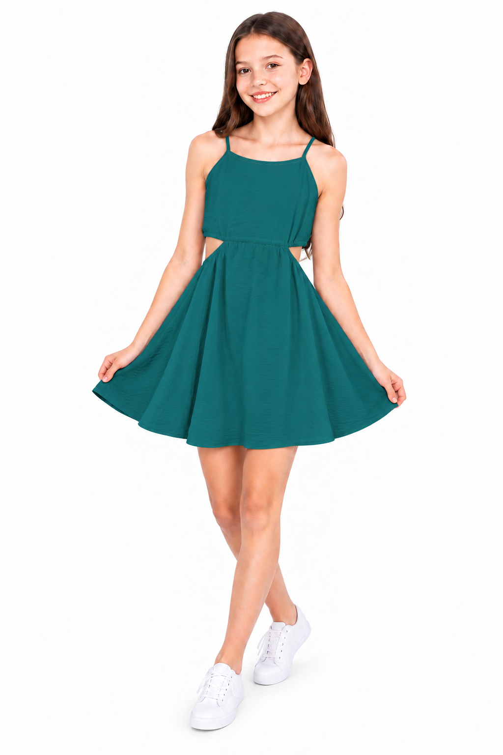 Tahlia Two-Piece Effect Party Dress 💚 for Tween Girls | Sutton Sisters Australia