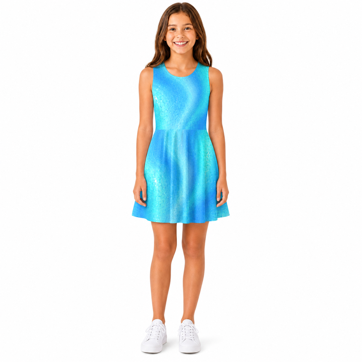 Blue Lagoon Skater Dress | Sutton Sisters Australia