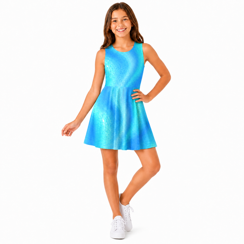 Blue Lagoon Skater Dress | Sutton Sisters Australia