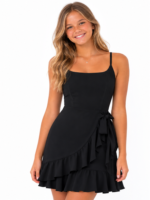 Alice Ruffle Hem Party Dress for Tween Girls | Sutton Sisters Australia