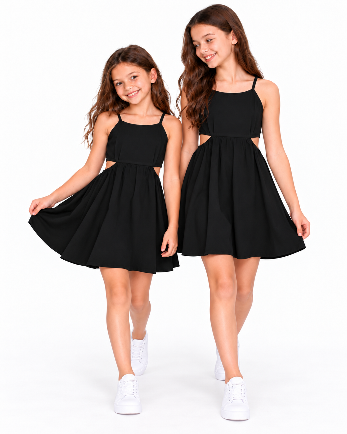 Alice Two Piece Effect Party Dress for Tween Girls 🖤 | Sutton Sisters Australia