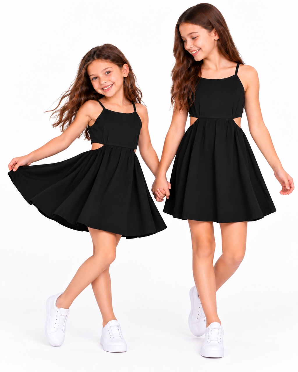 Alice Two Piece Effect Party Dress for Tween Girls 🖤 | Sutton Sisters Australia