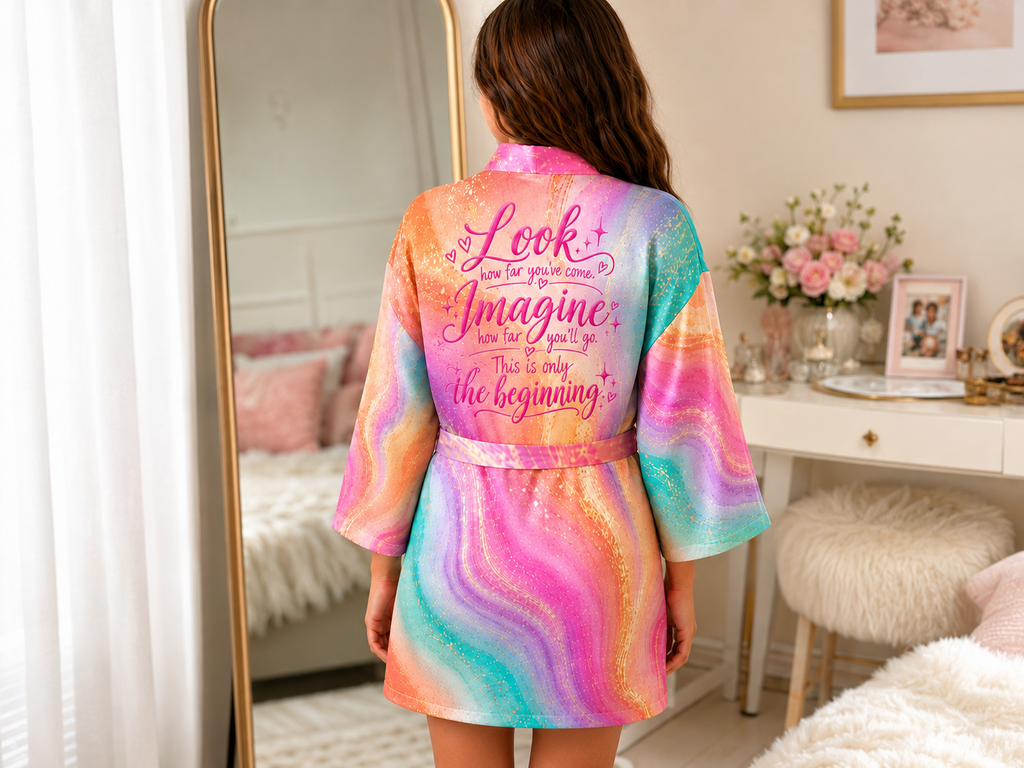 Dreamscape Year 6 Graduation Satin Robe – Class of 2026