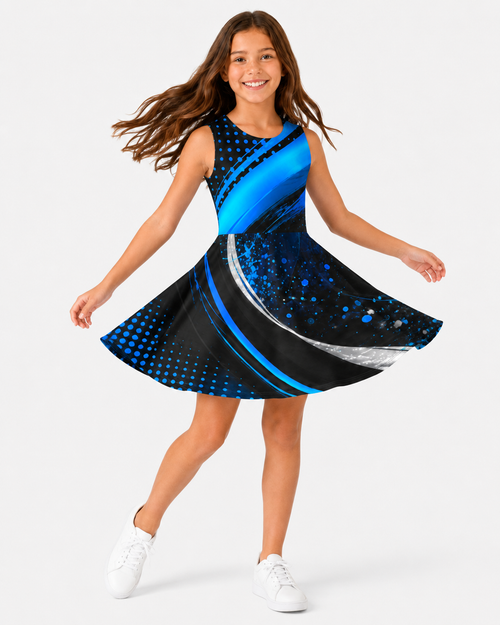 Electric Blue Skater Dress | Sutton Sisters Australia