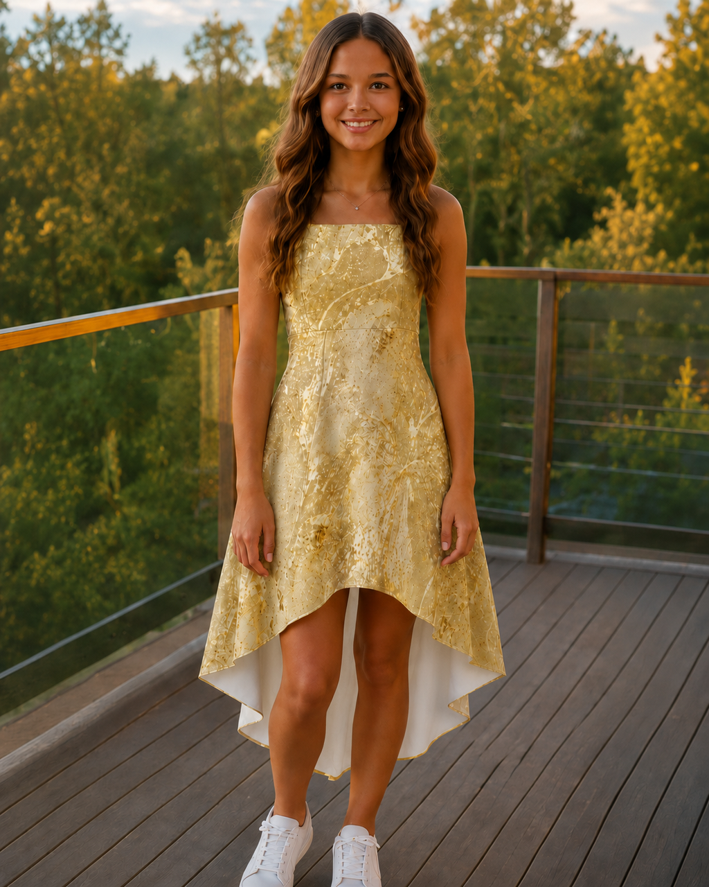 Florence High Low Primary School Year 6 Graduation Dress for Tween Girls | Sutton Sisters Australia