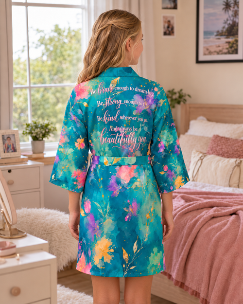 Be Beautifully You Year 6 Graduation Satin Robe | Sutton Sisters Australia
