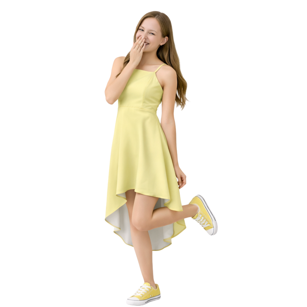 Phoebe High Low Tween Graduation Dress | Sutton Sisters Australia