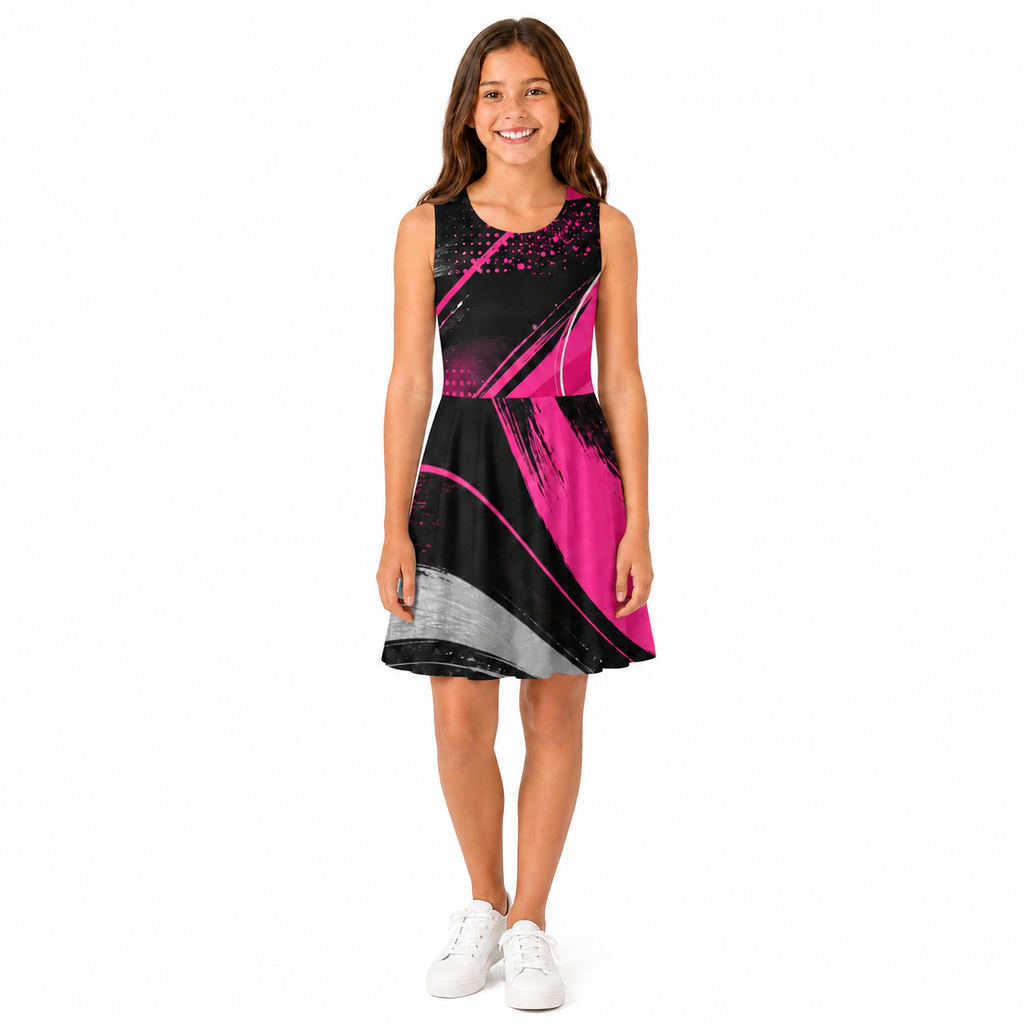 Midnight Pink Skater Dress | Sutton Sisters Australia