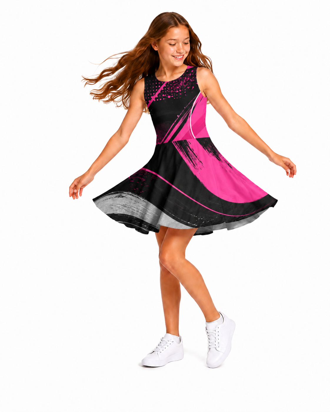 Midnight Pink Skater Dress | Sutton Sisters Australia