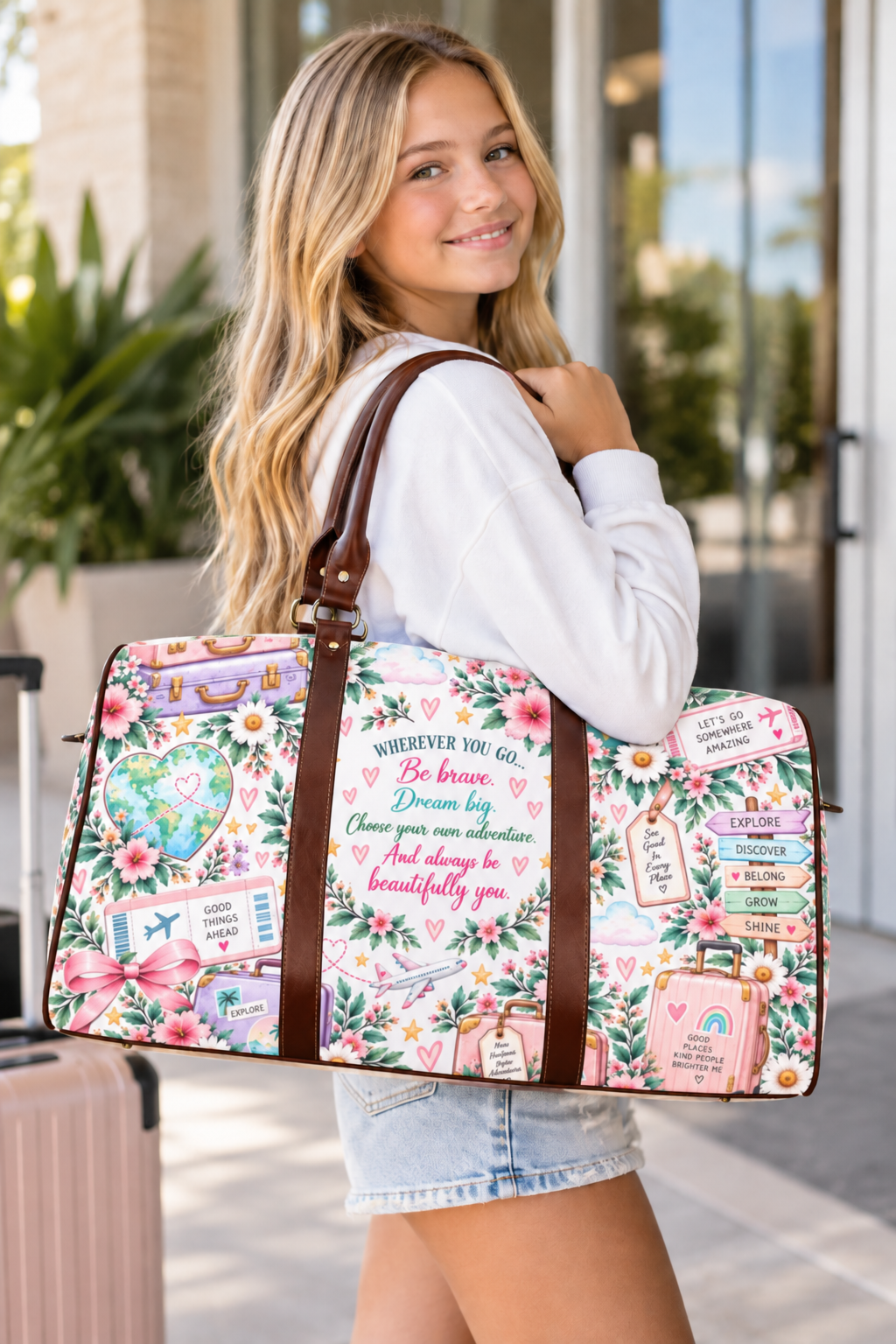 Going Places Adventure Weekender Bag for Tween Girls | Sutton Sisters Australia
